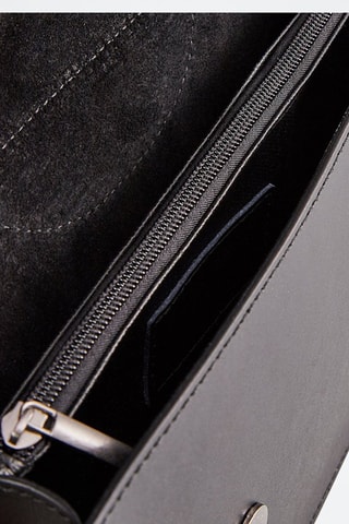 Sac à main en cuir Milo - Noir