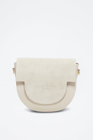 Sac bandoulière en cuir Lexa - Nude