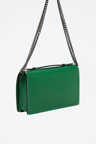 Sac bandoulière en cuir Stacy - Vert - Vert