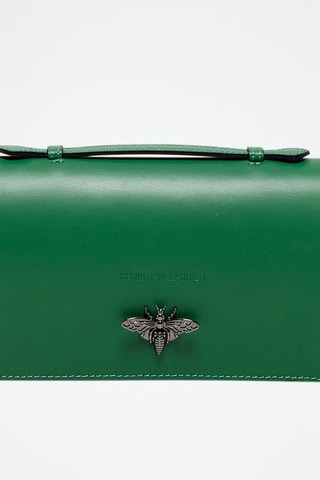 Sac bandoulière en cuir Stacy - Vert - Vert