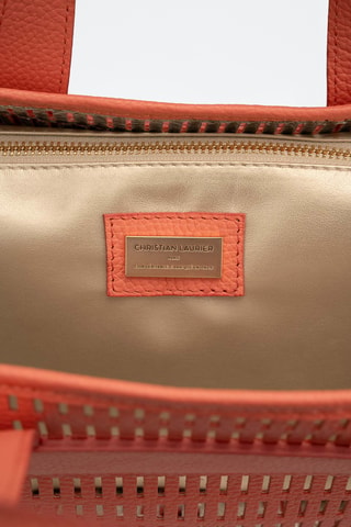 Sac à main en cuir Soleil - Rose