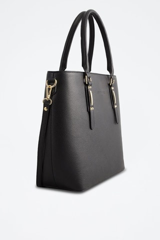 Sac à main en cuir Aya - Noir