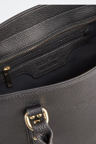 Sac à main en cuir Aya - Noir