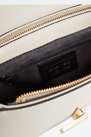 Sac porté épaule en cuir Roma - Beige