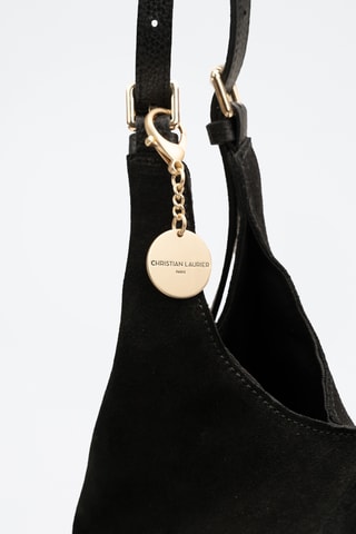 Sac porté épaule en cuir Sierra - Noir
