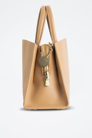 Sac à main en cuir Horizon - Orange