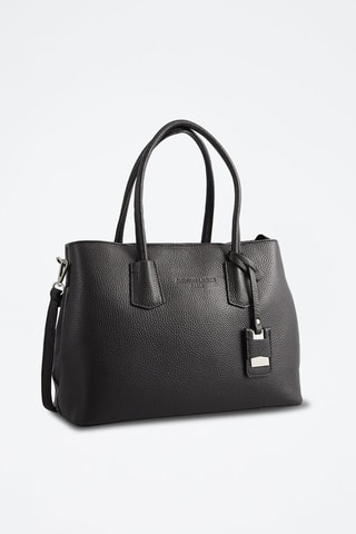Sac à main en cuir Pia - Noir