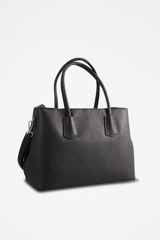 Sac à main en cuir Pia - Noir