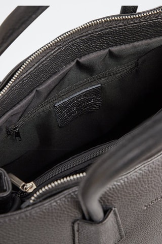Sac à main en cuir Pia - Noir
