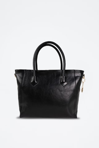 Cabas en cuir Aurora - Noir