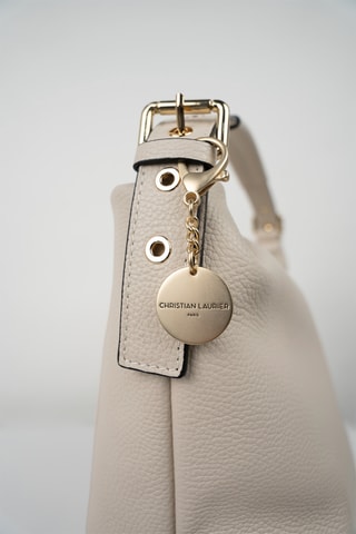 Sac porté épaule en cuir Orient - Blanc