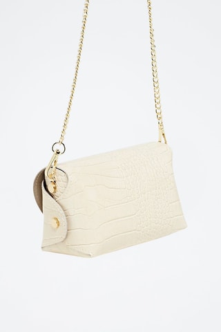 Pochette en cuir Etienne - Beige