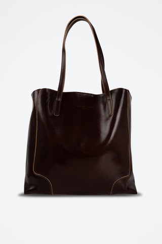 Sac porté épaule en cuir Costa - Marron