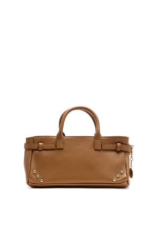 Sac à main en cuir Leana - Marron