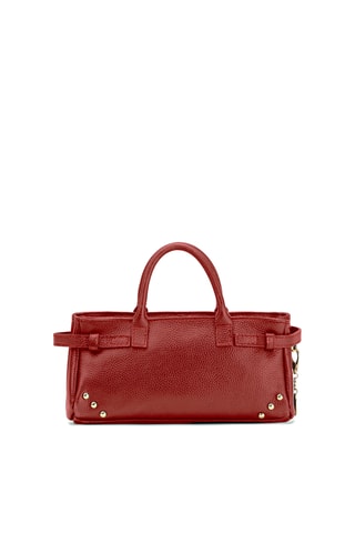 Sac à main en cuir Leana - Rouge