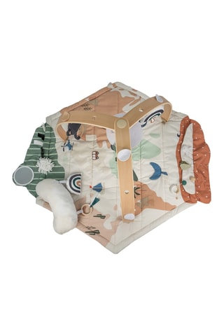 Tapis de jeu en bois Bianca World - Crème - 100 cm - Dès la naissance