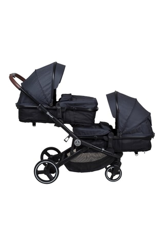 Silla de paseo doble Twinner - Negro