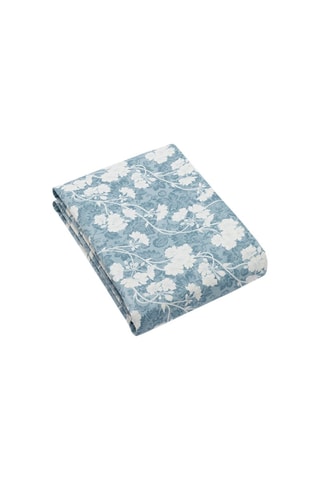 Mantel resinado antimanchas Prairie dentelles - Azul