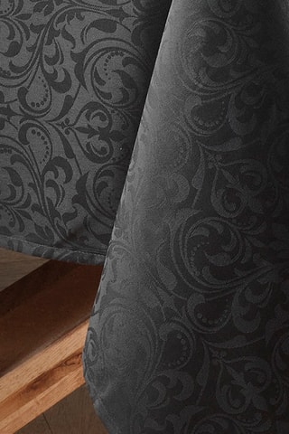 Mantel tejido rectangular Jacquard Baroque - Antracita