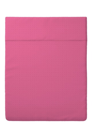 Sábana bajera de satén de algodón 80 hilos/cm² Mila - Rosa