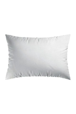  2 fundas de almohada de gasa de algodón 85 hilos/cm² Uni - Blanco - 50 x 70 cm