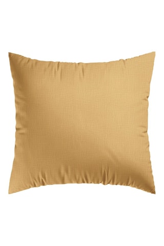 2 fundas de almohada de gasa de algodón 85 hilos/cm² - Amarillo