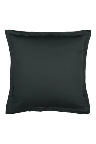 2 fundas de almohada de satén de algodón 80 hilos/cm² Uni - Antracita