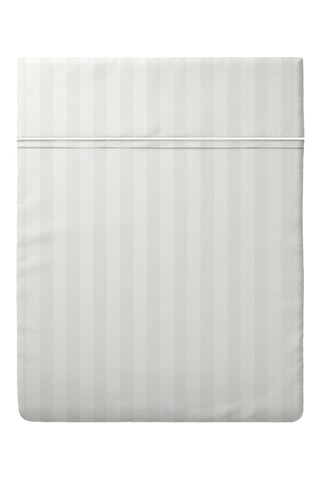 Sábana encimera de satén de algodón 80 hilos/cm² Dobby - Verde agua