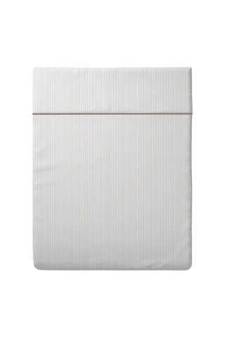 Sábana encimera de satén de algodón 80 hilos/cm² Colibri floral - Topo