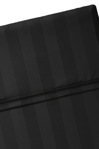 Sábana encimera de satén de algodón 80 hilos/cm² Dobby - Negro