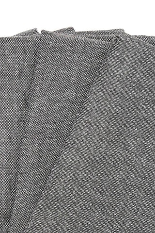 6 servilletas de tela Chambray - Gris oscuro - 40 x 40 cm