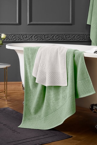 Alfombra de baño - Verde pradera - 60 x 100 cm