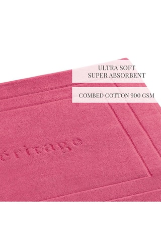 Alfombra de baño - Fucsia - 60 x 100 cm