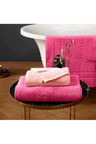 Alfombra de baño - Fucsia - 60 x 100 cm