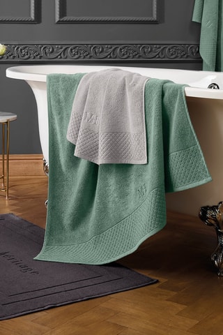 Alfombra de baño - Verde - 60 x 100 cm