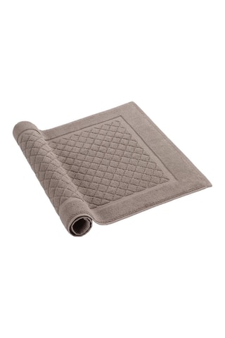 Alfombra de baño - Marrón - 50 x 70 cm