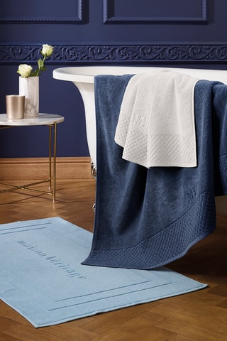 Alfombra de baño - Celeste - 60 x 100 cm