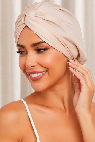 Gorro de seda - Beige