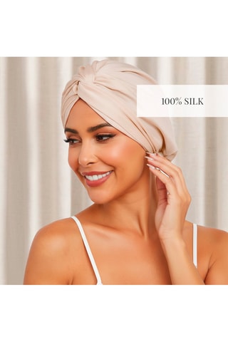 Gorro de seda - Beige