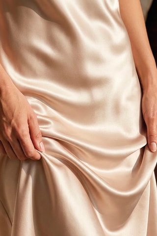 Picardías de seda - Beige