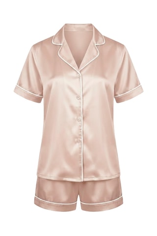Pijama de seda Aurelia - Blanco