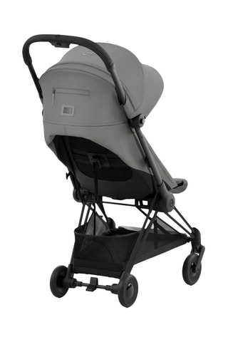Silla de paseo Coya - Gris - Chasis Negro Mate - Desde recién nacido hasta 4 años - Hasta 22 kg