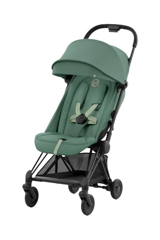 Silla de paseo Coya - Verde - Chasis Negro Mate - Desde recién nacido hasta 4 años - Hasta 22 kg