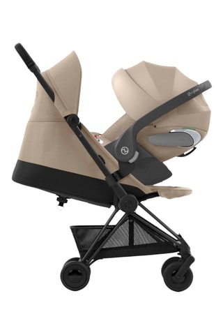 Silla de paseo Coya - Beige - Chasis Negro Mate - Desde recién nacido hasta 4 años - Hasta 22 kg