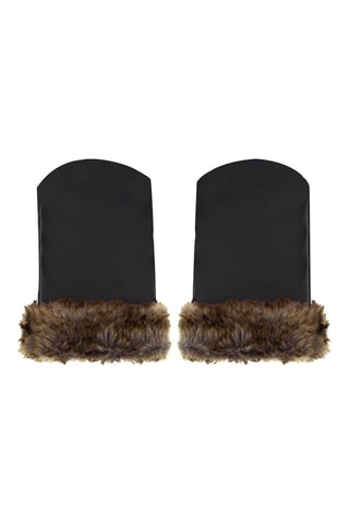 Mouffles pour poussette - Noir