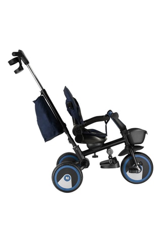 Tricycle évolutif Ivi - Bleu marine - De 9 mois à 4 ans - Jusqu'à 25 kg - Noir et bleu
