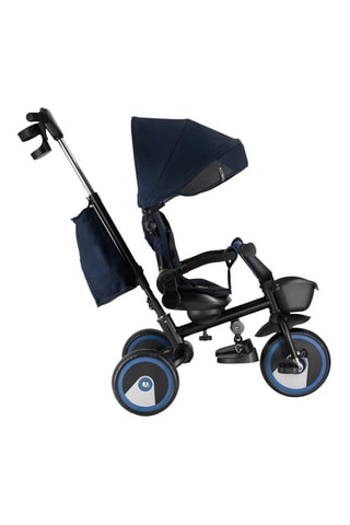 Tricycle évolutif Ivi - Bleu marine - De 9 mois à 4 ans - Jusqu'à 25 kg - Noir et bleu