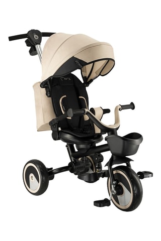 Tricycle évolutif Ivi - Beige - De 9 mois à 4 ans - Jusqu'à 25 kg - Noir et beige