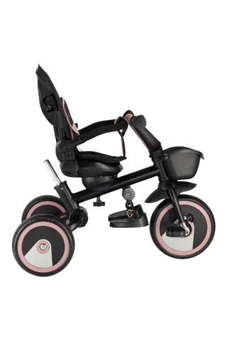 Tricycle évolutif Ivi - Rose - De 9 mois à 4 ans - Jusqu'à 25 kg - Noir et rose