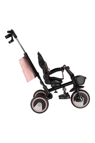 Tricycle évolutif Ivi - Rose - De 9 mois à 4 ans - Jusqu'à 25 kg - Noir et rose